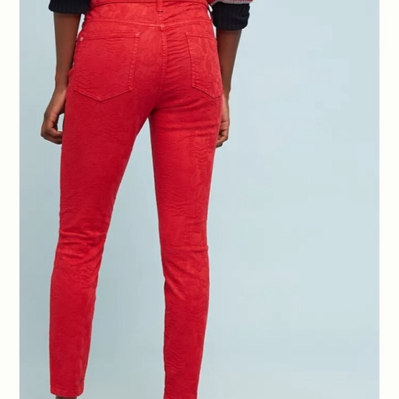 Anthropologie Pilcro and the Letterpress red jeans - Picture 4 of 5
